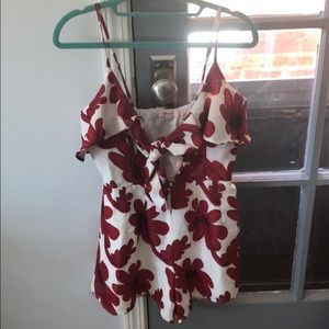 Floral romper size small